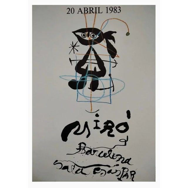 Joan Miro, Gaspar Sala, Barcelona, ​​April 20, 1983, Lithograph For Sale - Image 6 of 6