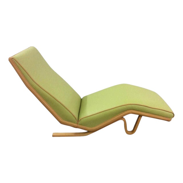 Mid-Century British Leather Chaise Lounge by Andrew J. Milne, 1950 For Sale