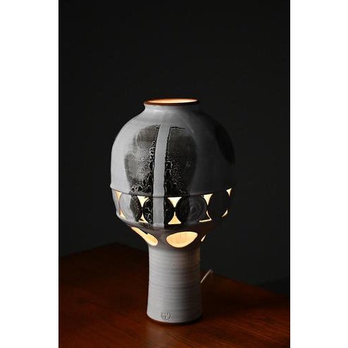 Table Lamp in Ceramic For Sale - Image 4 of 11