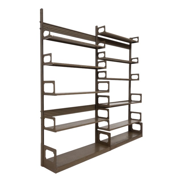 Strafor Metal Bookcase, 1930s For Sale