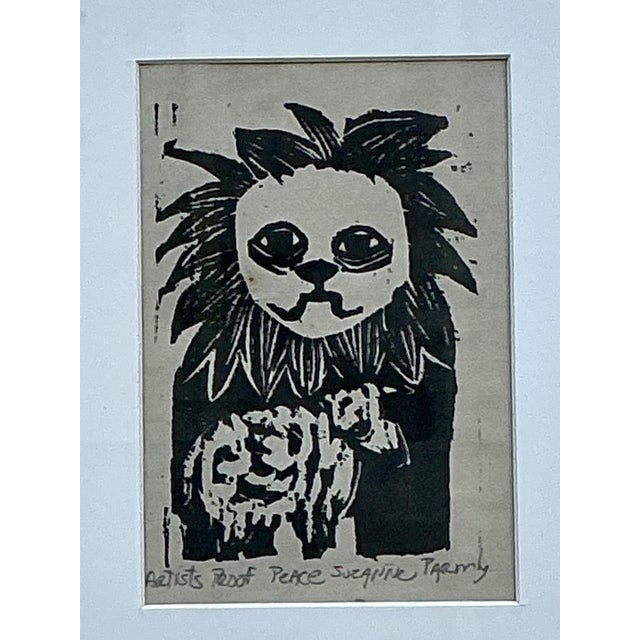 Suzanne Taggart Artist's Proof in Metal Frame For Sale - Image 12 of 15