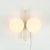 Mid-Century Modern Space Age Opaline Glass Wall Lamp from Kaiser Leuchten, Germany, 1960s For Sale - Image 4 of 10