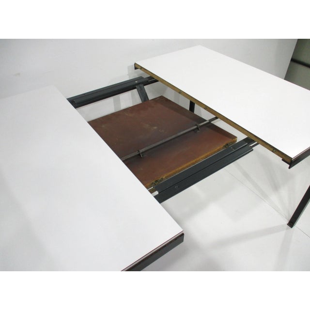 Paper Knoll T Angle Extension Dining Table by Florence Knoll For Sale - Image 7 of 12
