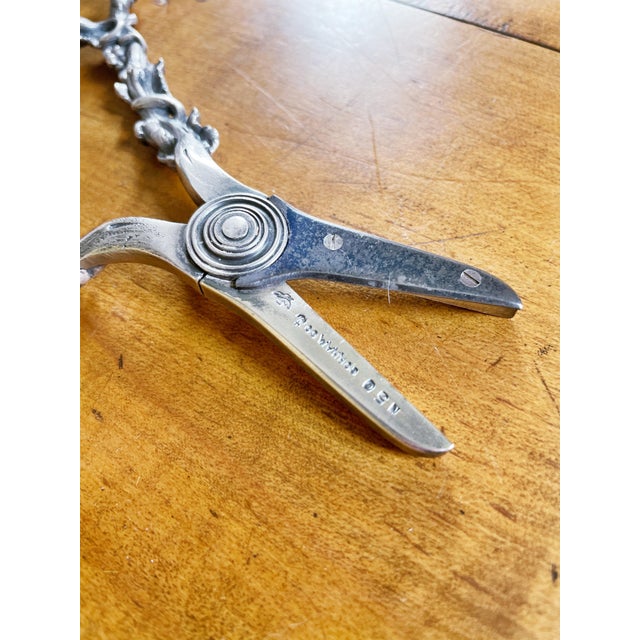 Silver 1922 Silver Plated Biltmore Hotel Grape Shears For Sale - Image 8 of 8