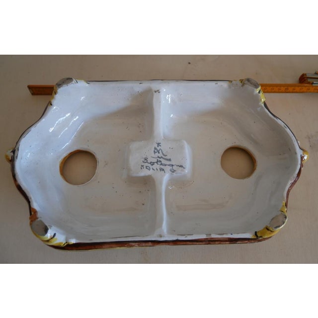 Ceramic Inkwell from Minghetti, Bologna, 1890s For Sale - Image 3 of 13