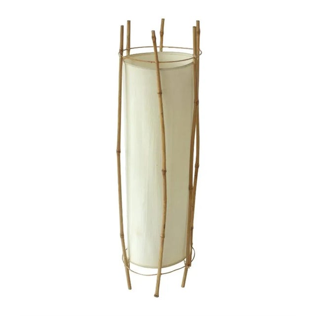 1970s Bamboo Floor Lamp by Louis Sognot, France, 1970s For Sale - Image 5 of 5