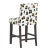 Spritely Home Chelsea Counter Stool in Ochre Brush Cheetah For Sale - Image 4 of 8