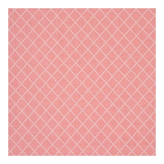 Schumacher Liam Fabric in Coral For Sale
