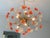 Contemporary Red and Violet Flowers Murano Glass Sputnik Chandelier For Sale - Image 9 of 11