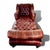 English George Smith Aspinall Leather Chaise For Sale - Image 3 of 9