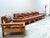 Modular Sectional Sofa in Pine and Leather, 1970s, Set of 6 For Sale - Image 3 of 18
