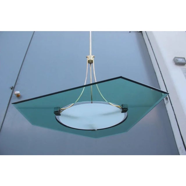 Mid-Century Modern Italian Pendant Lamp, 1950s For Sale - Image 13 of 14
