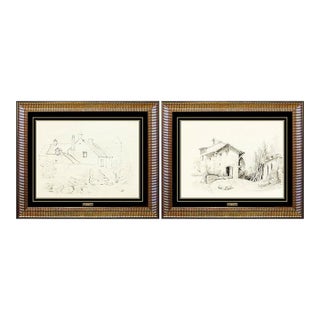 19th Century The Grand Wall and On the Porch, Louis Comfort Tiffany - Set of 2 For Sale
