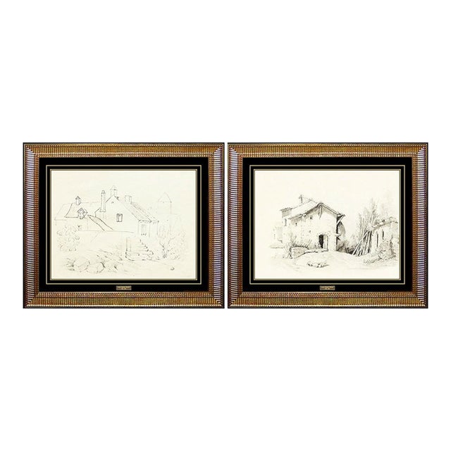 19th Century The Grand Wall and On the Porch, Louis Comfort Tiffany - Set of 2 For Sale