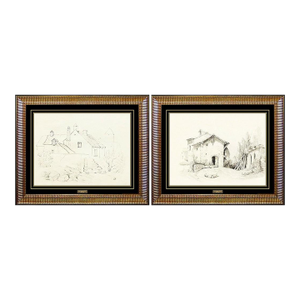 19th Century The Grand Wall and On the Porch, Louis Comfort Tiffany - Set of 2