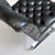 Black Swinging Tufted Armchair, 1970s For Sale - Image 8 of 12
