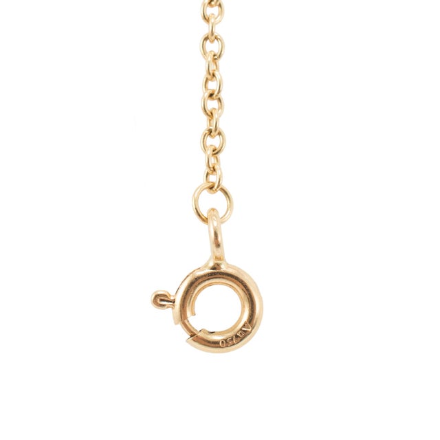 Tiffany & Co. 18k Yellow Gold Rolo Link Princes Chain Necklace For Sale In Houston - Image 6 of 8