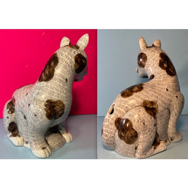 Rockefeller Collection Mottahedeh Porcelain Cat For Sale - Image 10 of 12