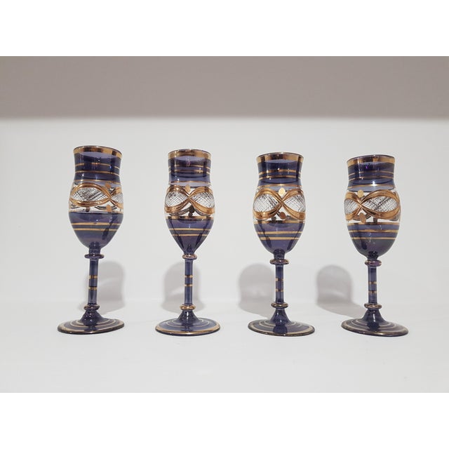 Vintage Italian Glasses, 1960s, Set of 4 For Sale - Image 12 of 12
