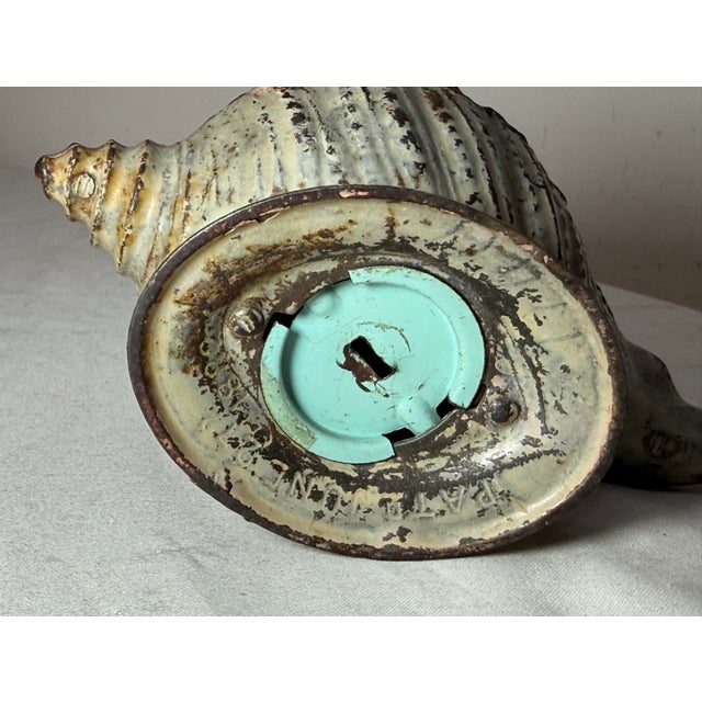 Rare Antique 1882 J and E Stevens Figural Cast Iron Shell Out Still ...