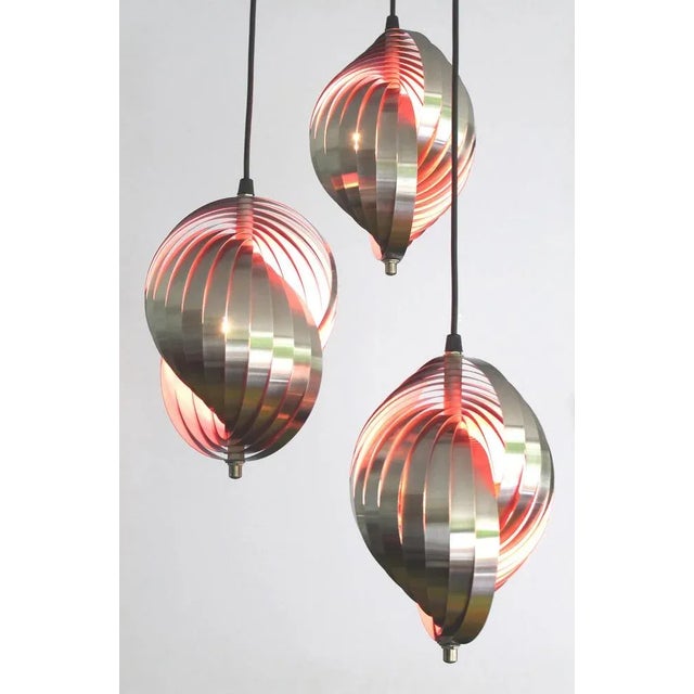 Vintage Space Age Pendant Light from Lyfa, 1970s For Sale - Image 16 of 17