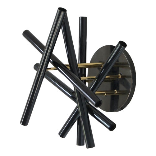 Large Ceiling Wall Light by Sciolari for Boulanger For Sale