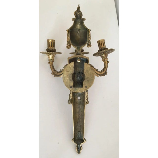 19th Century Gilded Brass Sconce For Sale - Image 11 of 11