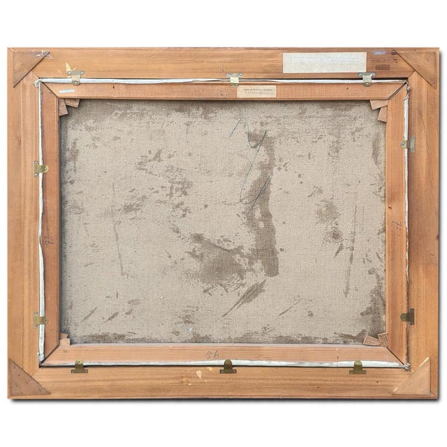 Emil Donat, Sunset Over the Dolomites, Early 1900s, Oil on Canvas For Sale - Image 7 of 18