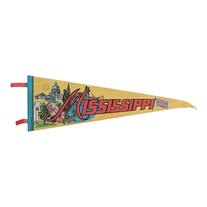 Mississippi Felt Flag Pennant