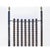 Wood Hollywood Regency Wood Ball Abacus Wrought Iron Curule Dining Chairs - Set of 4 For Sale - Image 7 of 12