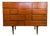 Mid-Century Modern Walnut Dresser – Italian For Sale
