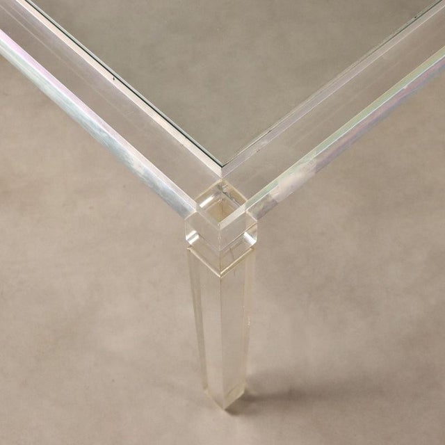 Vintage Coffee Table in Plastic and Glass, Italy, 1990s For Sale - Image 5 of 9