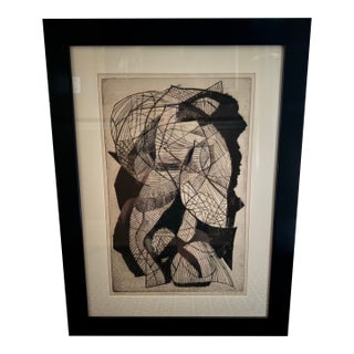 Pen and Ink Abstract of Icarus For Sale