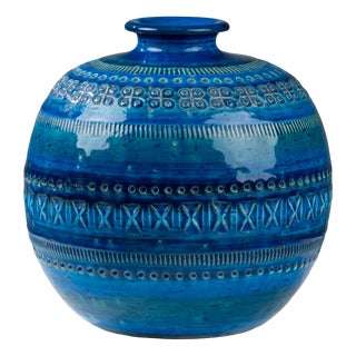 Polychrome Ceramic Vase by Sardatis Castelsardo, 1950s For Sale