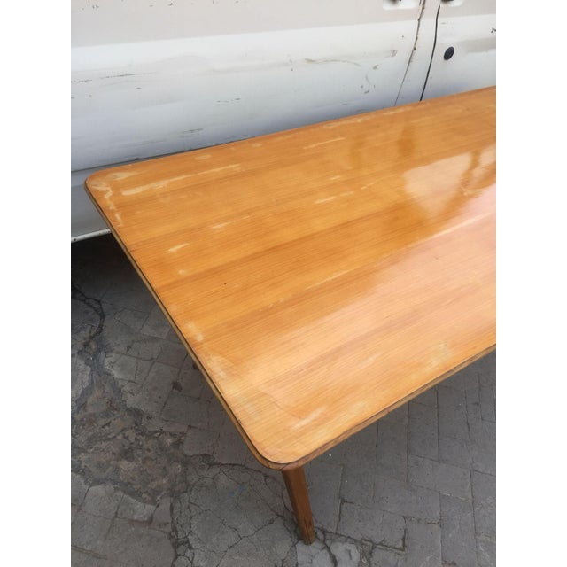 Mid-Century Modern Dining Table in the style of Melchiorre Vega, 1950s For Sale - Image 6 of 14