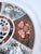 Brick Red Mid 20th Century Japanese Imari Porcelain Fan-Shaped Dish in Red and White For Sale - Image 8 of 10