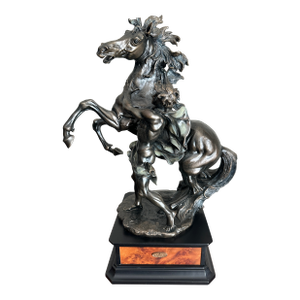 Vintage 1992 Florence Giuseppe Armani Marley Horse "Freedom" Sculpture in Bronze