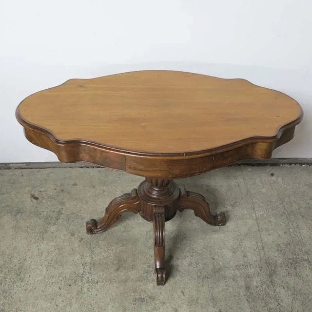 Brown Antique Gründerzeit-Wilhelminian Table For Sale - Image 8 of 9