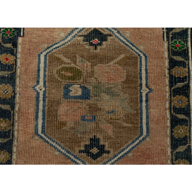 Turkish Mini Rug Oriental Hand Knotted Vintage Rug 1'6" x 2'7" #21218 For Sale - Image 4 of 8