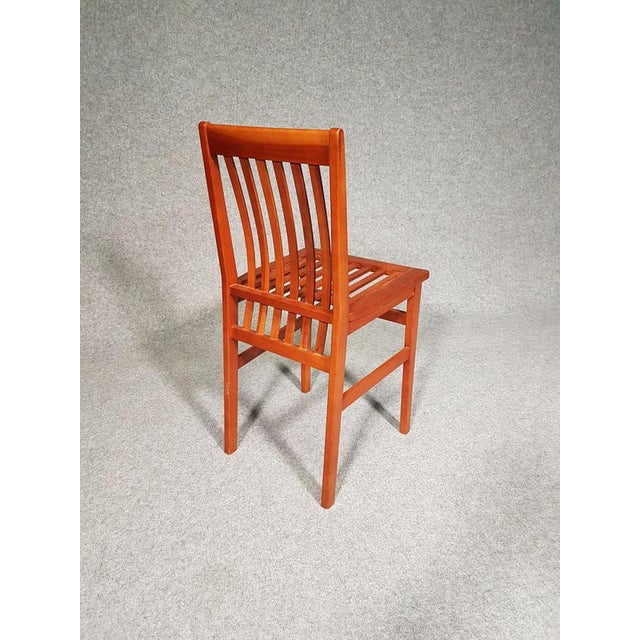 Milano Chairs in Cherrywood by Aldo Rossi for Molteni, 1980s, Set of 4 For Sale - Image 5 of 7