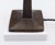 Patinated Bronze Table Lamp in the style of Giacometti For Sale - Image 6 of 8