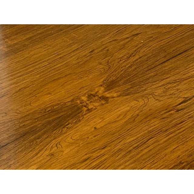 Vintage Scandinavian-Style Executive Desk in Rosewood and Metal, 1960s For Sale - Image 10 of 18