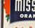 Paper 1950s MCM Mission Orange Soda Advertising Sign For Sale - Image 7 of 14