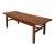 Petite Teak Slotted Coffee Table For Sale
