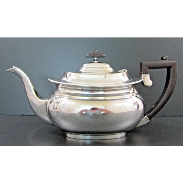 1920s Antique Yeoman Plate England Coffee Pot and Teapot Set of Five C. 1920s For Sale - Image 5 of 18