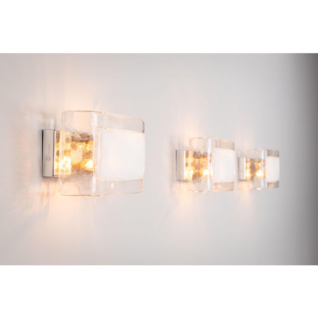 Wall Lamps in Murano Glass from La Murrina, 1980s, Set of 3 For Sale - Image 4 of 17