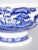 1910s Large Antique English Copeland Spode Blue & White Transferware Ironstone Punch Bowl For Sale - Image 5 of 10