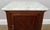 Antique French Walnut Bedside Table with Marble Top For Sale - Image 10 of 12
