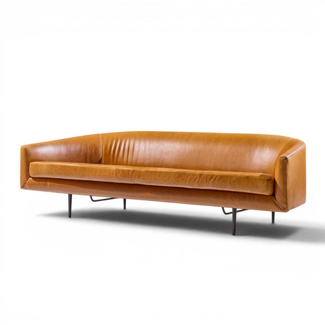Mid-Century Modern Adrian Pearsall for Craft Associates Mid Century Cloud Sofa For Sale - Image 3 of 9