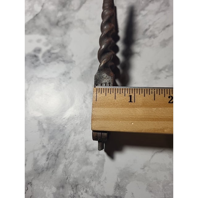 Brown Antique Victorian Nut Cracker Cast Iron For Sale - Image 8 of 9